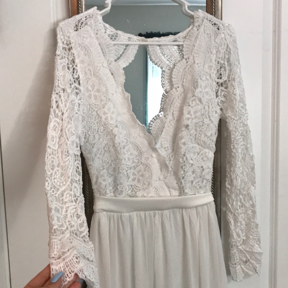 vintage white dress